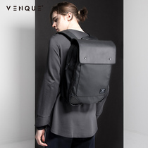 VENQUE van Ke backpack mens business leisure fashion fashion ins lightweight large capacity Flat computer backpack