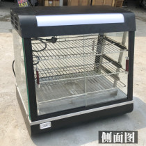 Food insulation cabinet Commercial large desktop insulation box Fried chicken burger egg tart insulation machine Heated constant temperature display cabinet
