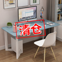 Simple modern student computer desk Desktop home bedroom desk Small desk Simple single person writing study desk