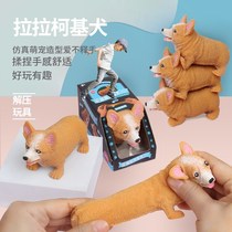 Decompression toy corgi slow rebound Lala dog net red artifact creative trembles with children's cute puzzle group