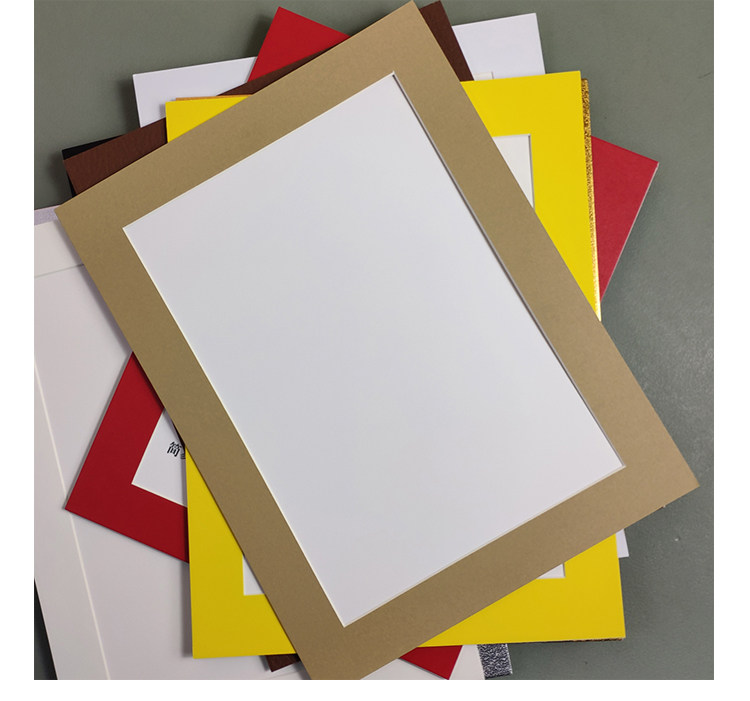 10个a4卡纸相框a4纸画框裱画纸儿童画素描彩绘纸画展画室装饰