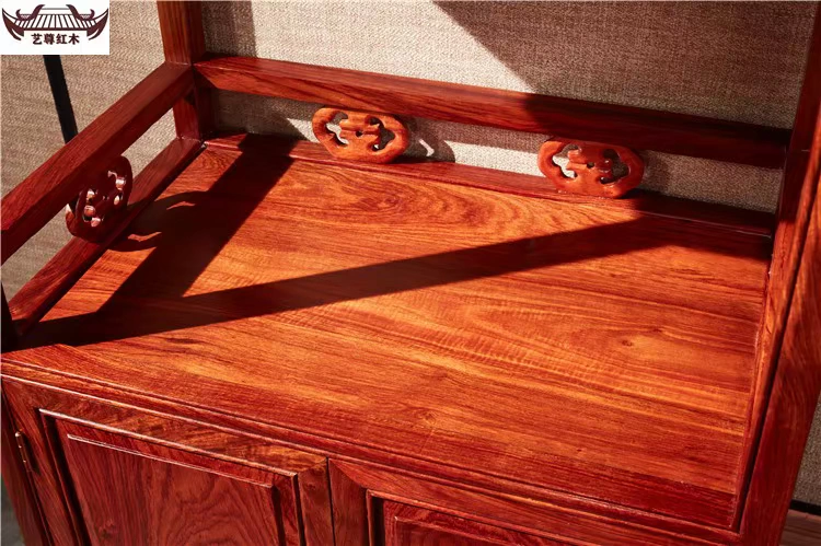 Đồ nội thất bằng gỗ gụ hedgehog gỗ đàn hương màu đỏ mới Tủ đựng trà nhỏ của Trung Quốc Tủ chè gỗ rắn nhà máy sản xuất tủ nhỏ - Buồng