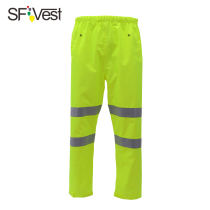 SFVest reflective rain pants High-speed road traffic road fluorescent yellow reflective raincoat double-layer labor protection waterproof clothing