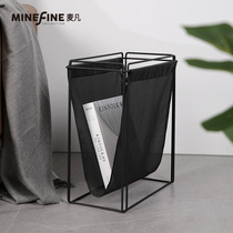 Maifan 2019 new wrought iron basket creative living room storage modern minimalist sofa magazine storage basket