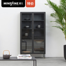 Maifan Vietnam imported side cabinet High cabinet bookcase locker large-capacity storage cabinet household decoration cabinet Nordic