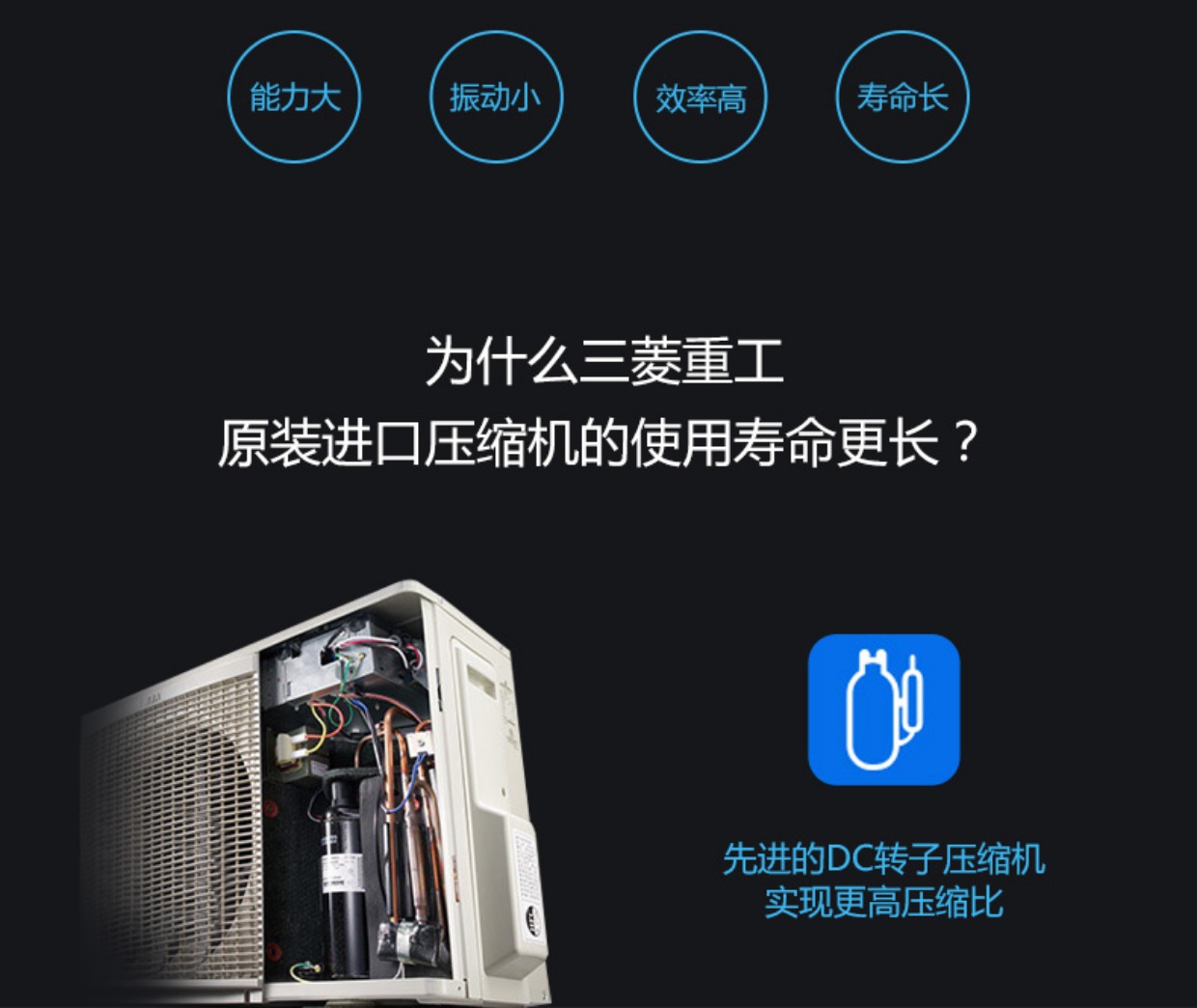 三菱重工3匹二级定频柜机空调Mitsubishi\/三菱