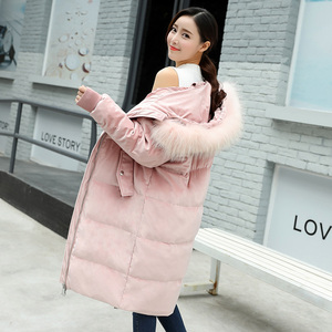 2018秋冬新款女装韩版显瘦大码大版大毛领保暖bf学生保暖棉服棉衣