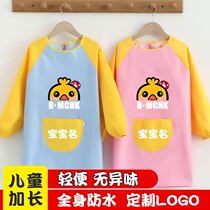 Drawing Apron Woman Fine Arts Students Calligraphy Oil Painting Childrens Kindergarten Children Apron Kitchen Boy Waterproof With Cuff