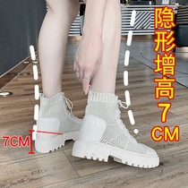 Martin Boots Woman Summer Slim 100 lap hollow mesh yarn breathable woman boots Nets net boots Women white Locomotive Boots