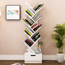 American combination desk Tree-shaped European multi-function shelf Bedside simple wall-mounted table Small bookcase bookshelf