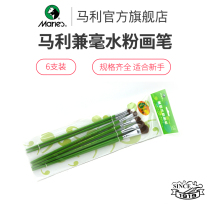 Mali G1866 and millise powder paintbrush suit 6 mounted propylene paintbrush water powder paintbrush