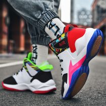 aj men shoes summer 2022 new men sports shoes male tide 100 hitch basketball mandarin shoes high help air force 1