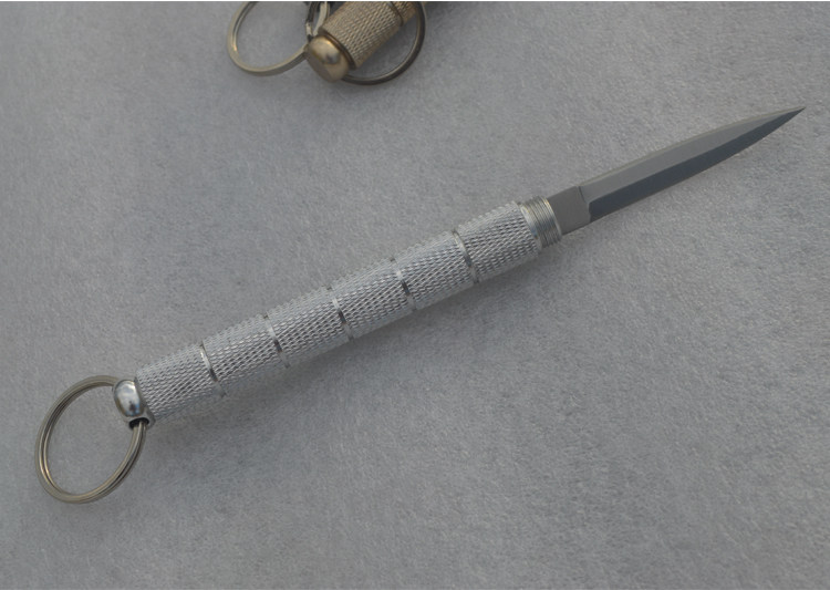 随身户外防身小刀便携迷你刀钥匙刀茶刀破窗器自卫野外求生多功能_7折