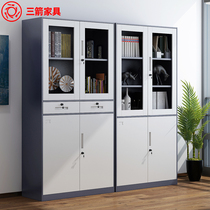 Three Arrow filing cabinet Cabinet locker locker office disassembly and assembly color tin cabinet employee cabinet filing cabinet