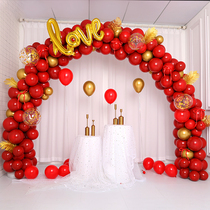 Wedding Rosemary Creative Birthday Romantic Wedding Decoration ScenesMarried Balloon Column Arch Store Open Launch