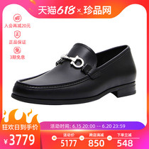 FERRAGAMO Filagmumpers CHRIS SERIES BULL LEATHER BUSINESS LEATHER SHOES 0686084