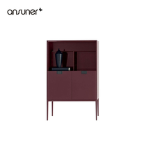 Ai Shang ansuner Italian designer cabinet creative restaurant Red sideboard tea cabinet kitchen cupboard