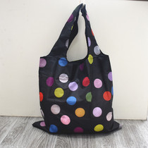 Export tail single shopping bag foldable packaging waterproof environmental protection bag portable large capacity portable shopping bag