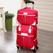 Universal wheel trolley bag Oxford cloth water-proof material mother and child travel bag lightweight luggage bag female large capacity travel bag