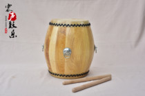 Factory direct treble 6 5 inch opera hall drum Beijing war drum gongs drum white stubble drum log color cowhide national drum
