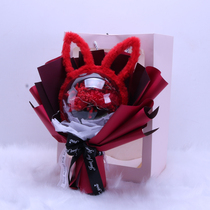 New Gypsophila rose soap flower acrylic wave ball bouquet Valentines Day Valentines Day gift