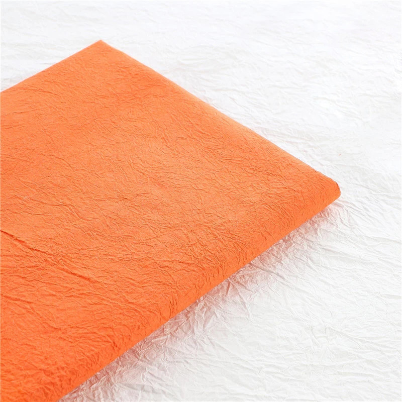 进口手揉纸特种染色纸大型花大张包装纸皱纹纸手工花艺纸婚礼装饰