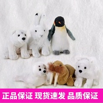 National Geo Plush Toy Arctic Rabbit Fox Sea Elephant Seal Polar Bear Penguin Simulation Big Boy Doll