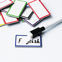 Magnetic Label Stickers Self-Glued Name Stickers Mall Supermarket Promotion Office Teaching Can Be Repeatedly Written Fridge Patch