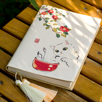 Customized notebook Chinese style hand book Deluxe version notepad diary student girlfriends Graduate Day gift