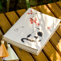 a5 hand account book Deluxe version advanced private custom diy handmade gift antique birthday gift to girlfriend cute cat