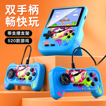 Double-handled FC game console Super Mary Soul Dou Roco stands on the TV nostalgia game console