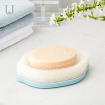 JordanJudy large soap box Drain soap holder Bathroom personality creative punch-free bathroom