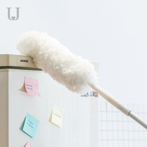 jordanjudy household dust duster gray feather duster cleaning dust duster retractable duster