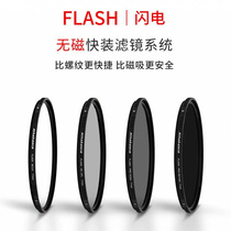 Athabasca non-magnetic quick-install magnetic filter set UV polarizer CPL dimming mirror Canon Nikon