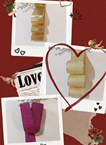 Free Home Golden Silk Scallion With Webbing Hair Accessories DIY silk with material Chirò Lolita Flowers Gift Wrapping