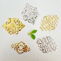 Free Home Ancient Wind Xiangyun Iron Sheet Hollowed-out Patch A72 Hair Accessories DIY Alloy Materials Accessories Bar TOLOLITA