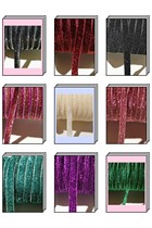 Free Home Gradient Color Golden Silk Magic Flocking with hair accessories DIY silk with material bar Lolita butterfly knot