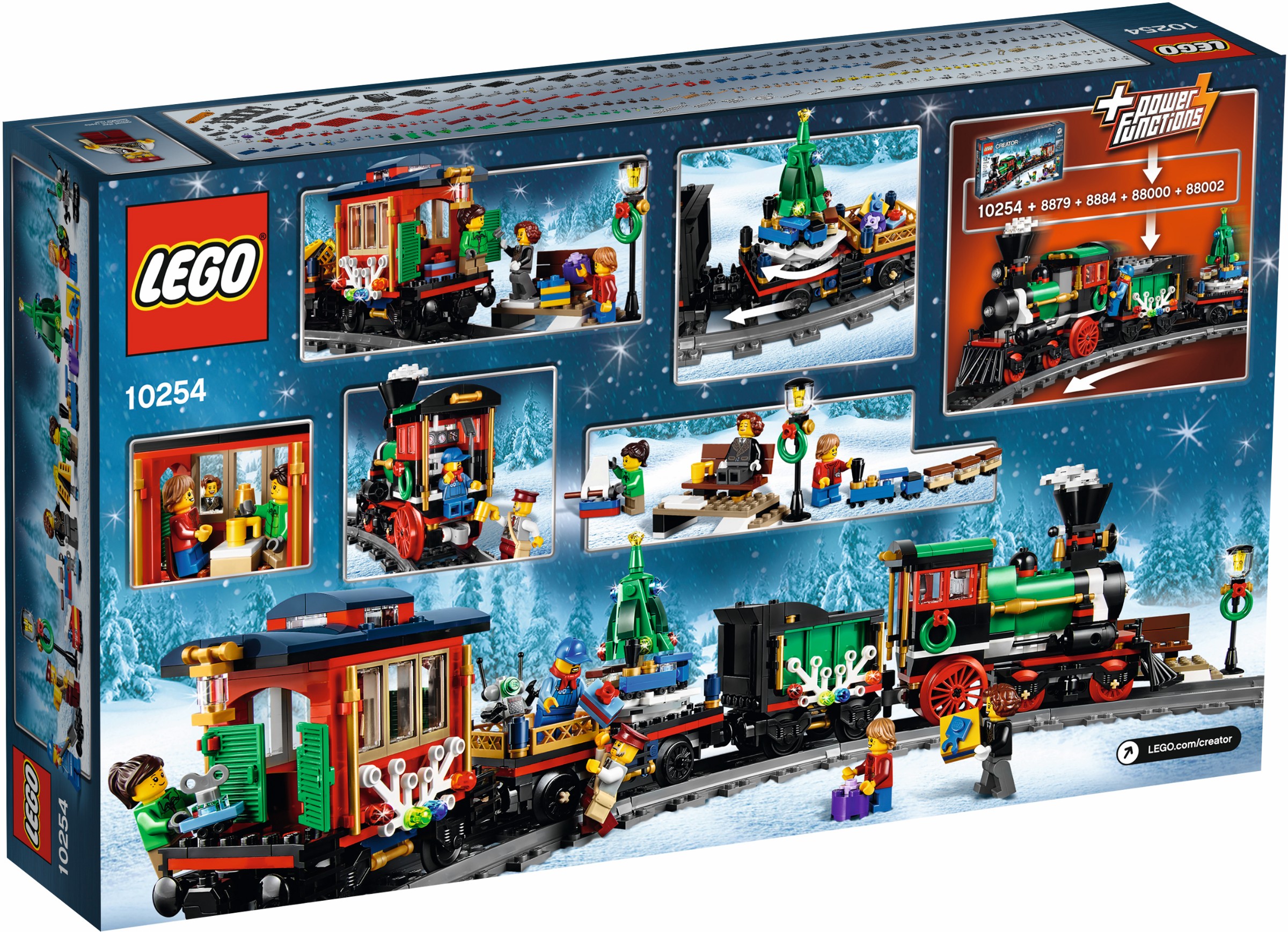 lego 乐高 10254 冬季假日火车圣诞村庄限量款全新积木