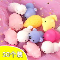 Childrens decompression ball toy silicone pinching music cute animal cute group decompression artifact creative cute release ball