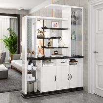 Living room entrance gallery cabinet modern simple foyer partition cabinet wine cabinet integrated screen decoration cabinet partition cabinet into the house