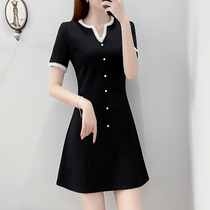 TOUCH MISS large size loose sports dress womens summer new fashionable wear age-reducing thin t-shirt dress