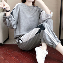 TOUCH MISS autumn new casual loose net red two-piece set fashion casual womens fashion sports suit women
