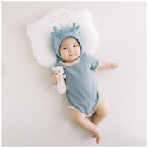 Children Photography Props Brief Blue Small Deer Hats 100 Days Between Men And Women A Year Old Photography Photo Costumes Clothing