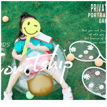 Small frescoed children outscene photo props themed transparent duck swimming circle white sticky flowers tennis racket flower type glasses