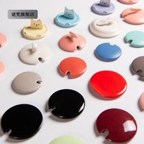 Cup cover ceramic cup cover accessories water cup cover round general mark glass cover glass cover single sell