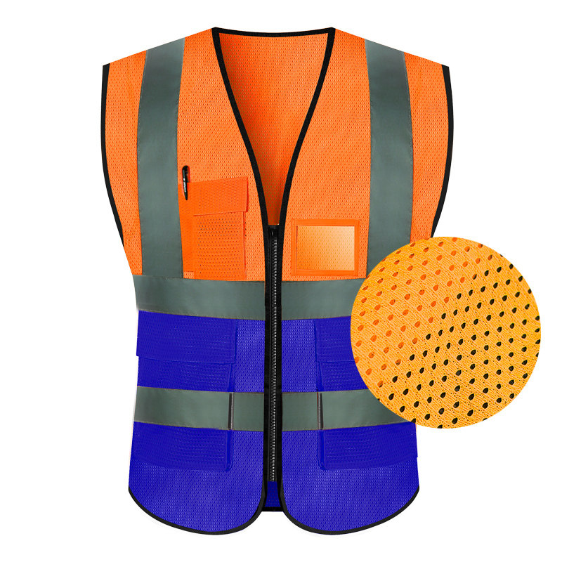 reflective vest vest construction site clothes driver car traffic safety night riding engineering vest customization