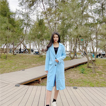 Attachment-owned P series PRJW64T10M autumn and winter fashion elegant temperament cappelled with a long fur coat female