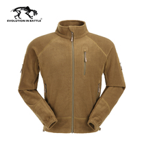 Tiger camp spring and autumn and winter L3 wolf brown fleece jacket stand-up collar warm stormtrooper jacket liner fleece jacket lining