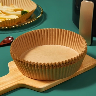 空气炸锅专用纸烤盘吸油纸垫纸家用食物硅油纸锡纸碗烘焙锅子电炸