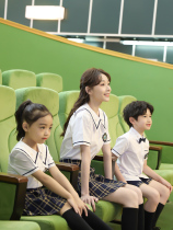 Kindergarten Garden Uniform Summer Clothing Short Sleeves Pure Cotton Banswear Suit Inlun Wind Elementary School Kids Summer School Uniforms Customised